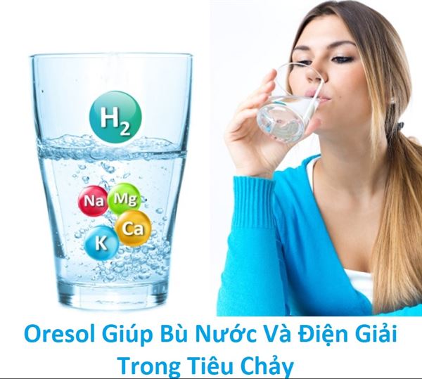Bù nước và điện giải giúp giảm tiêu chảy