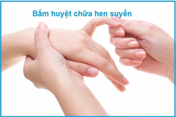 Cách bấm huyệt chữa hen suyễn