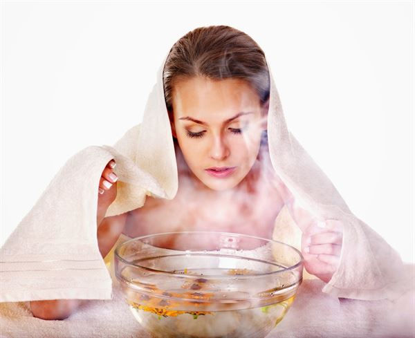 Xông húng chanh cùng gừng trị ho