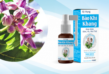 Hướng dẫn sử dụng xịt họng thảo dược Bảo Khí Khang
