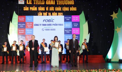 Bảo Khí Khang được vinh danh “Sản phẩm vàng vì sức khỏe cộng đồng” lần thứ 10