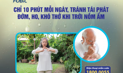 Chú ý tập luyện, tránh tái phát Đờm, Ho, Khó thở khi trời nồm ẩm 